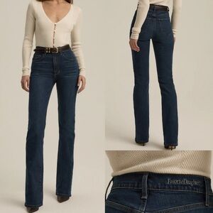 BNWT Favorite Daughter Valentina Super High Rise Bootcut in “Woodside” SZ. 31